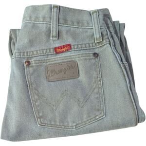 Beige Wrangler Jeans Womens size 13X32 Made USA Denim 90s (Measures 31x28.5) VTG